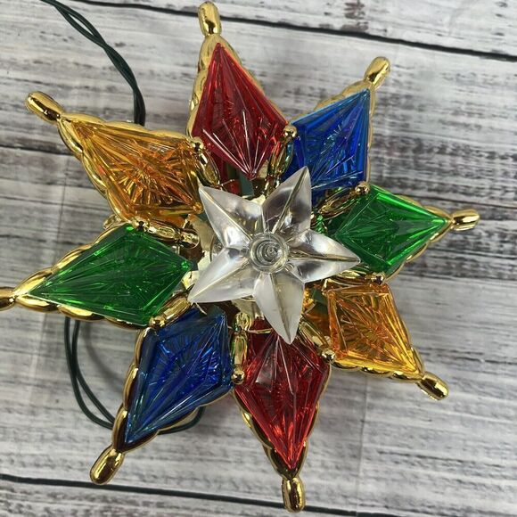 Vintage Christmas Tree Topper Star Bob Ho 1993 Not Working - Picture 4 of 14